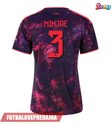 Lacne Ženy Futbalové dres Bayern Munich Kim Min-jae #3 2026-27 Krátky Rukáv - Tretina